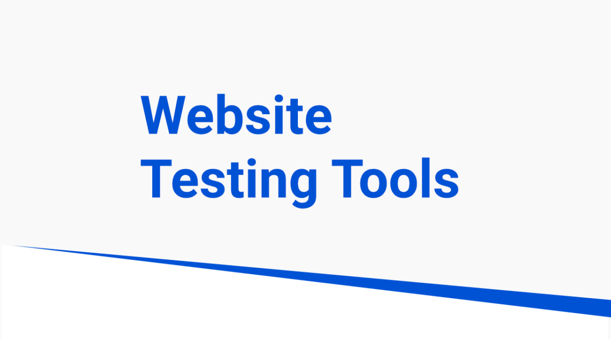 testing tools for websites