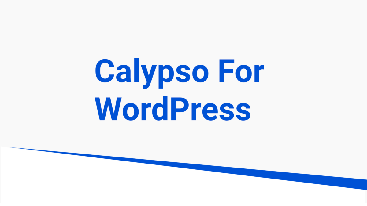 calypso for wordpress