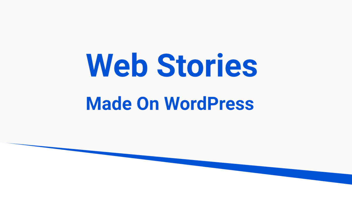 webstories on wordpress