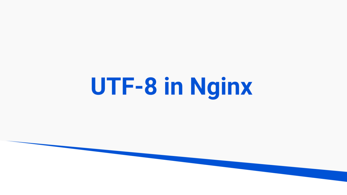 utf-8 nginx